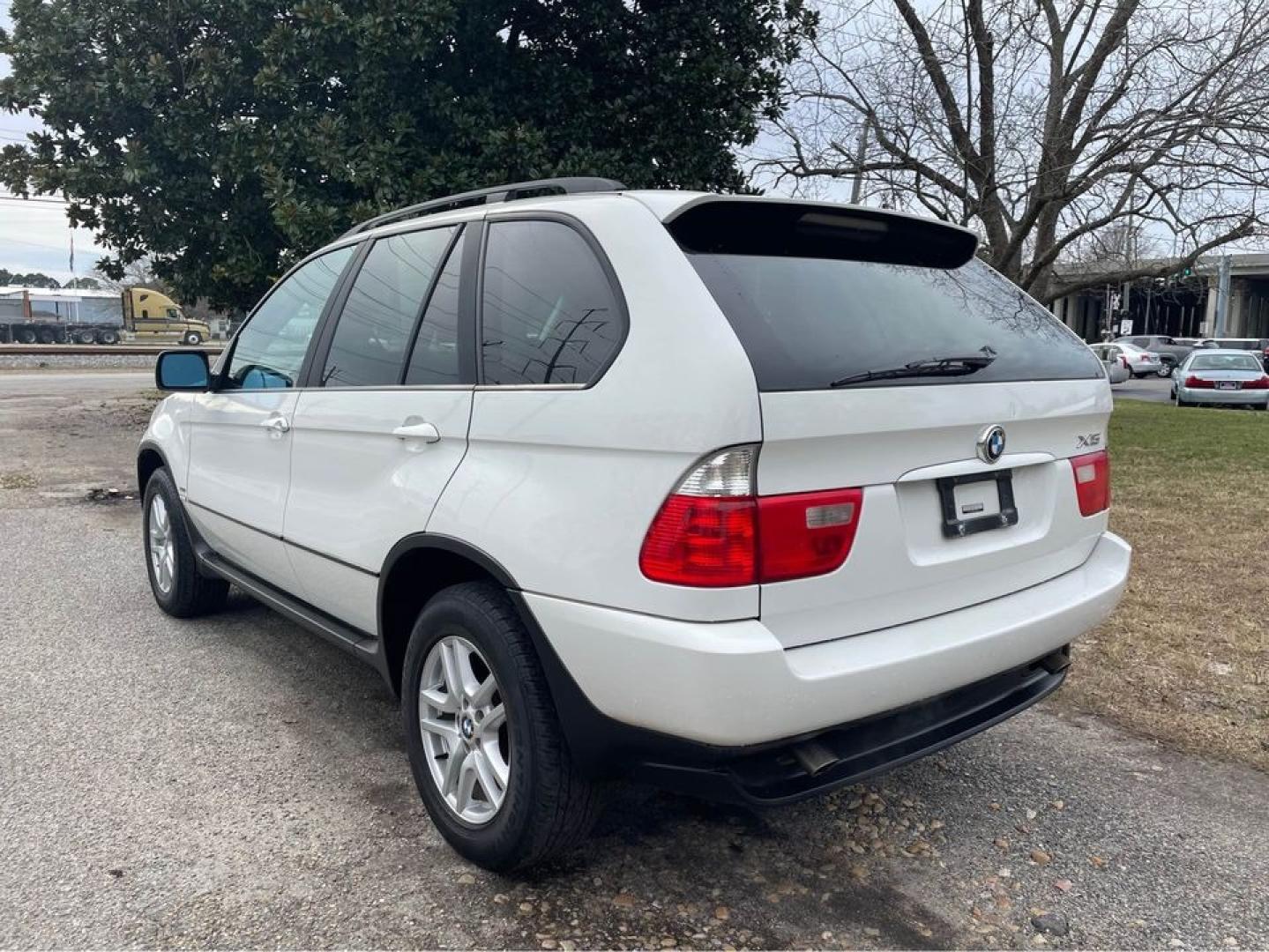 2004 WHITE /Black BMW X5 (5UXFA13514L) with an i6 3.0 engine, Automatic transmission, located at 5700 Curlew Drive, Norfolk, VA, 23502, (757) 455-6330, 36.841885, -76.209412 - Photo#4